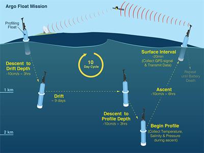 Argo Data 1999–2019: Two Million Temperature-Salinity Profiles and Subsurface Velocity Observations From a Global Array of Profiling Floats